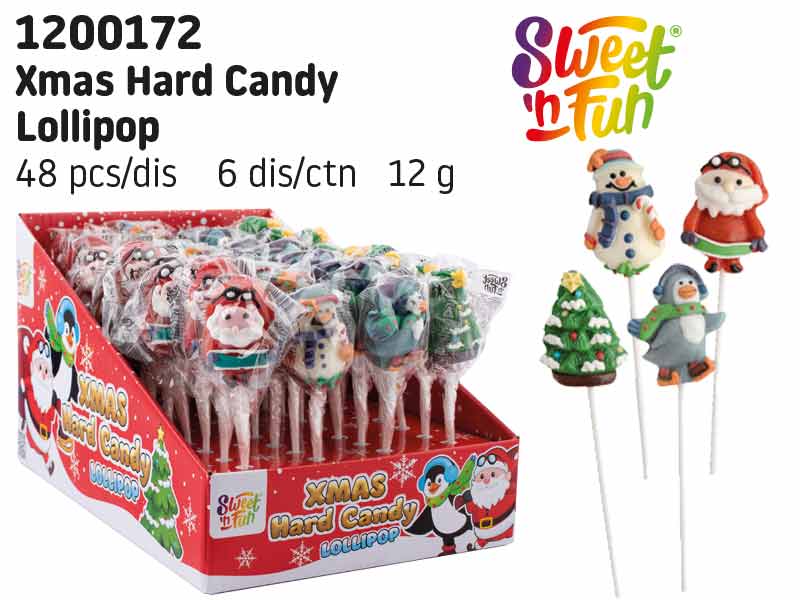 Xmas hard Candy Lollipop - lízátko 12g