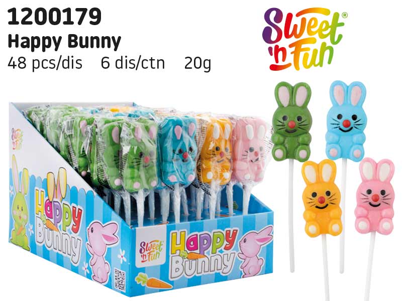 Happy Bunny - lízátko zajíček 20g