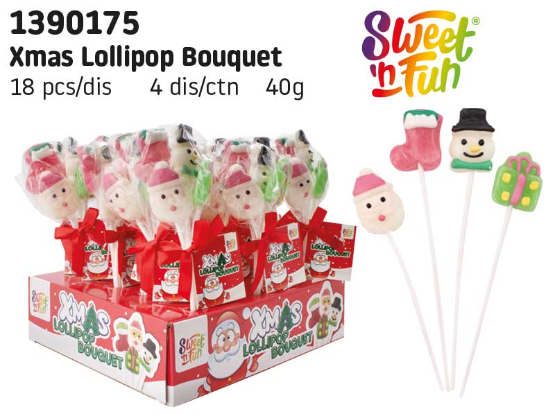 Xmas Lollipop Bunch - lízátka 4x10g