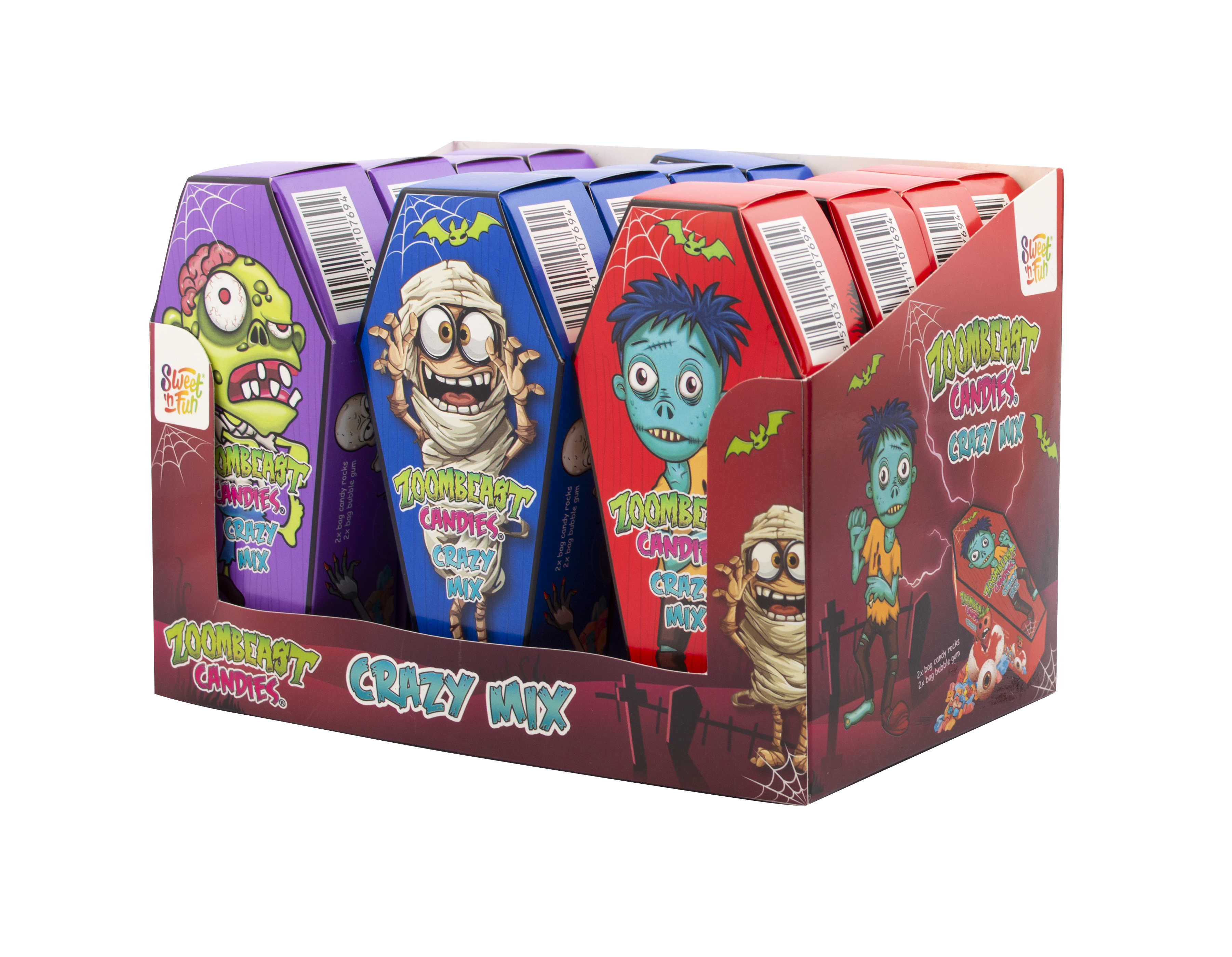 Zoombeast Candies Crazy Mix - rakev s cukrovinkami 20g