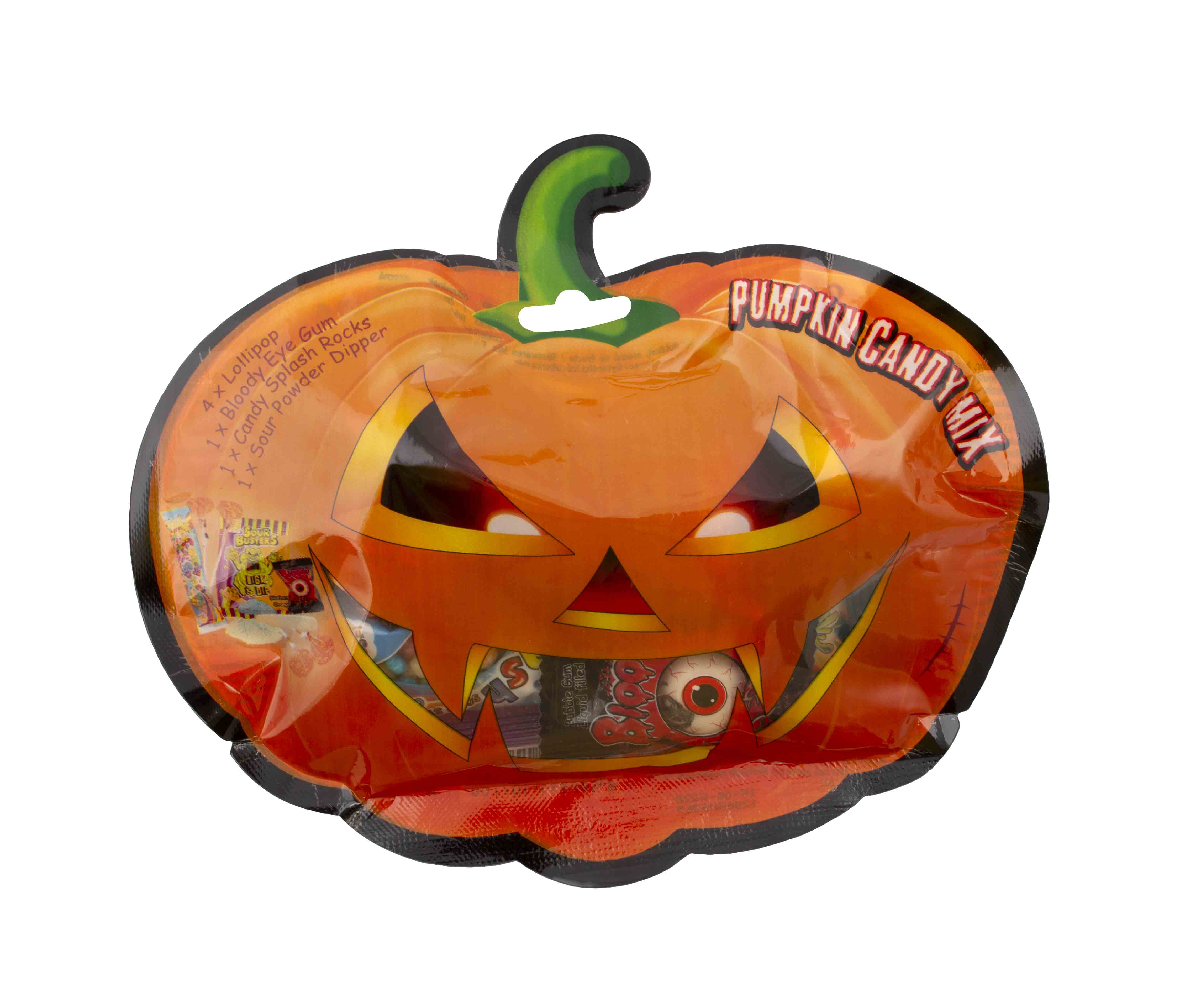 Halloween Pumpkin Candy Mix bag - dýně s cukrovinkami 69g