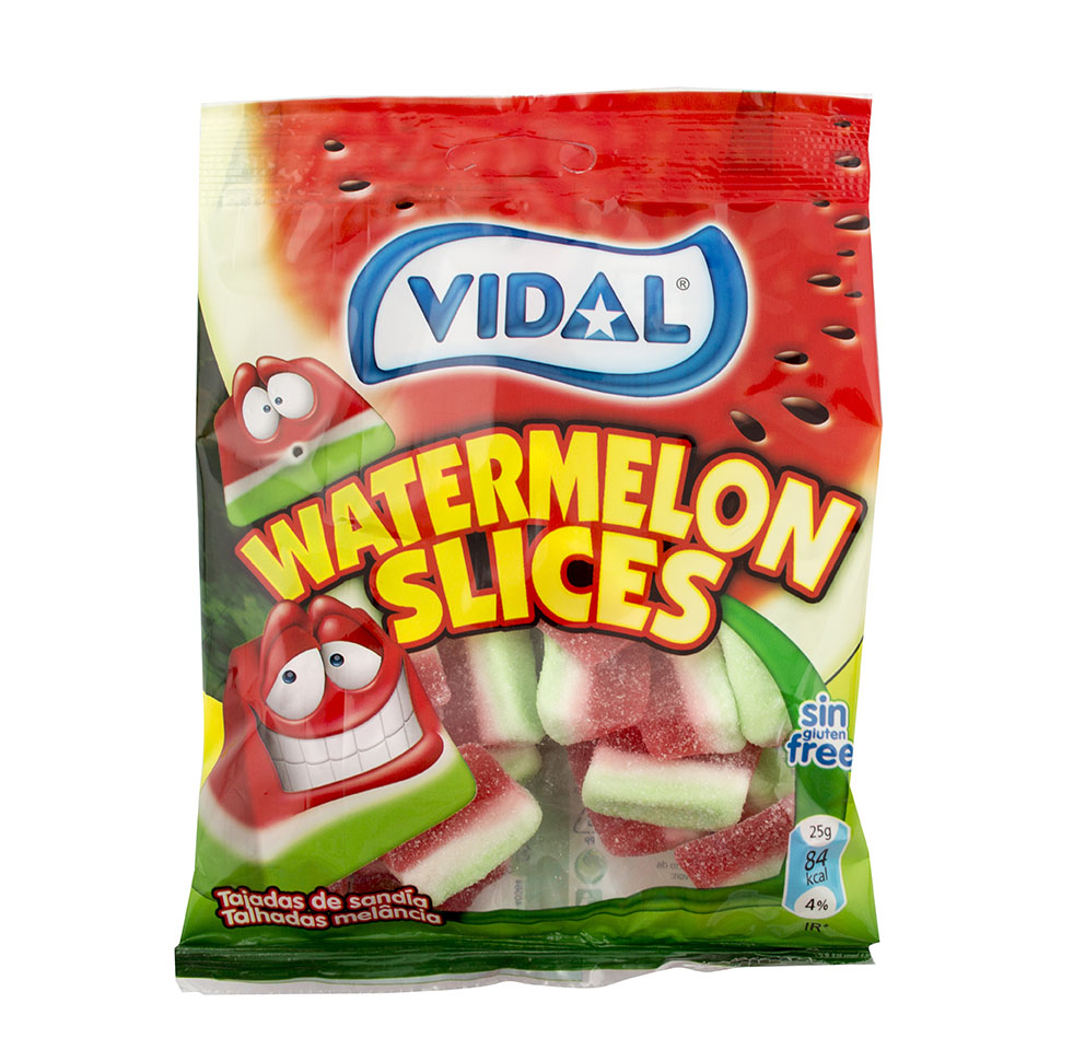 Watermelon slices - kyselé želé meloun v sáčku 90g