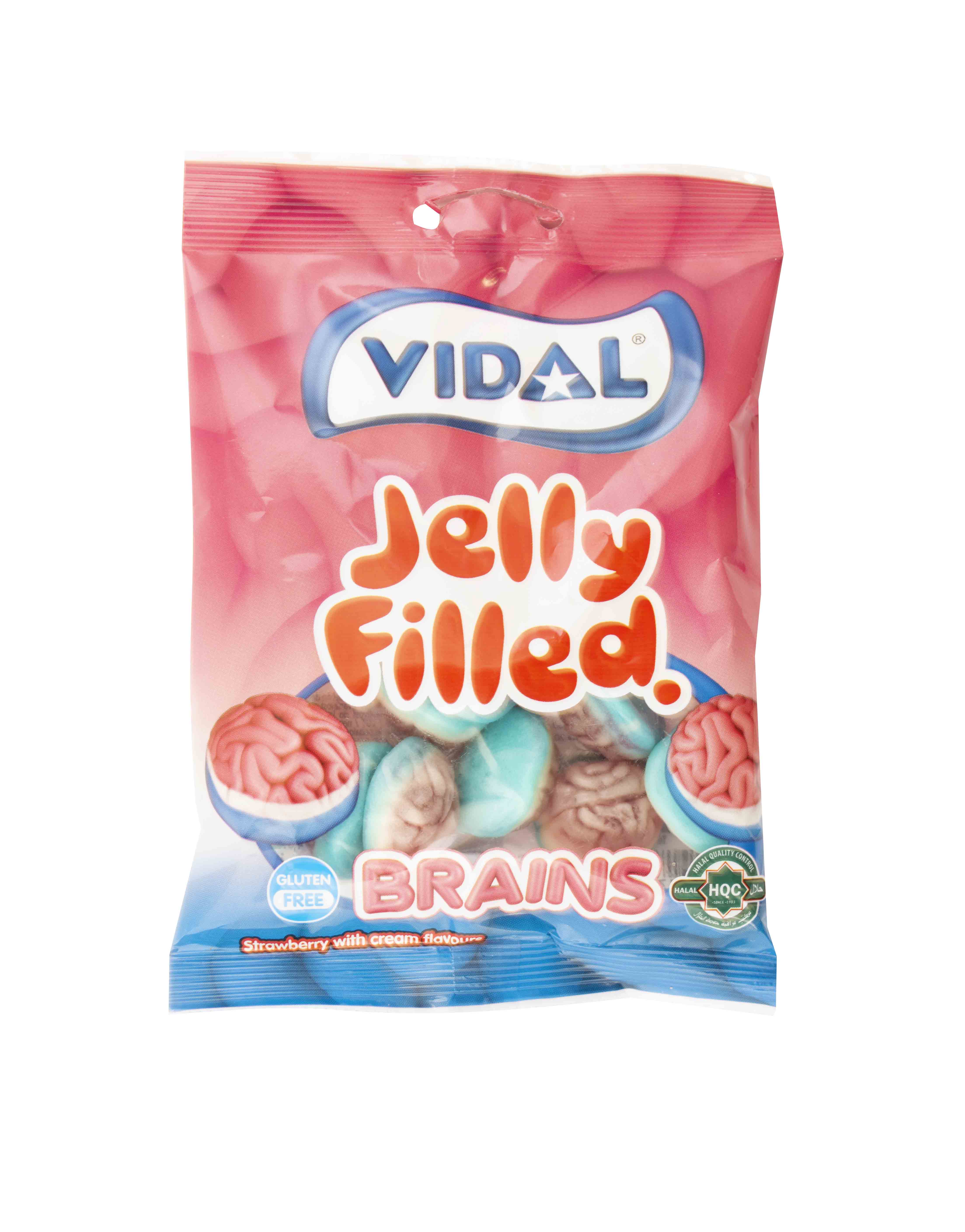 Brains - plněné želé mozky 90g