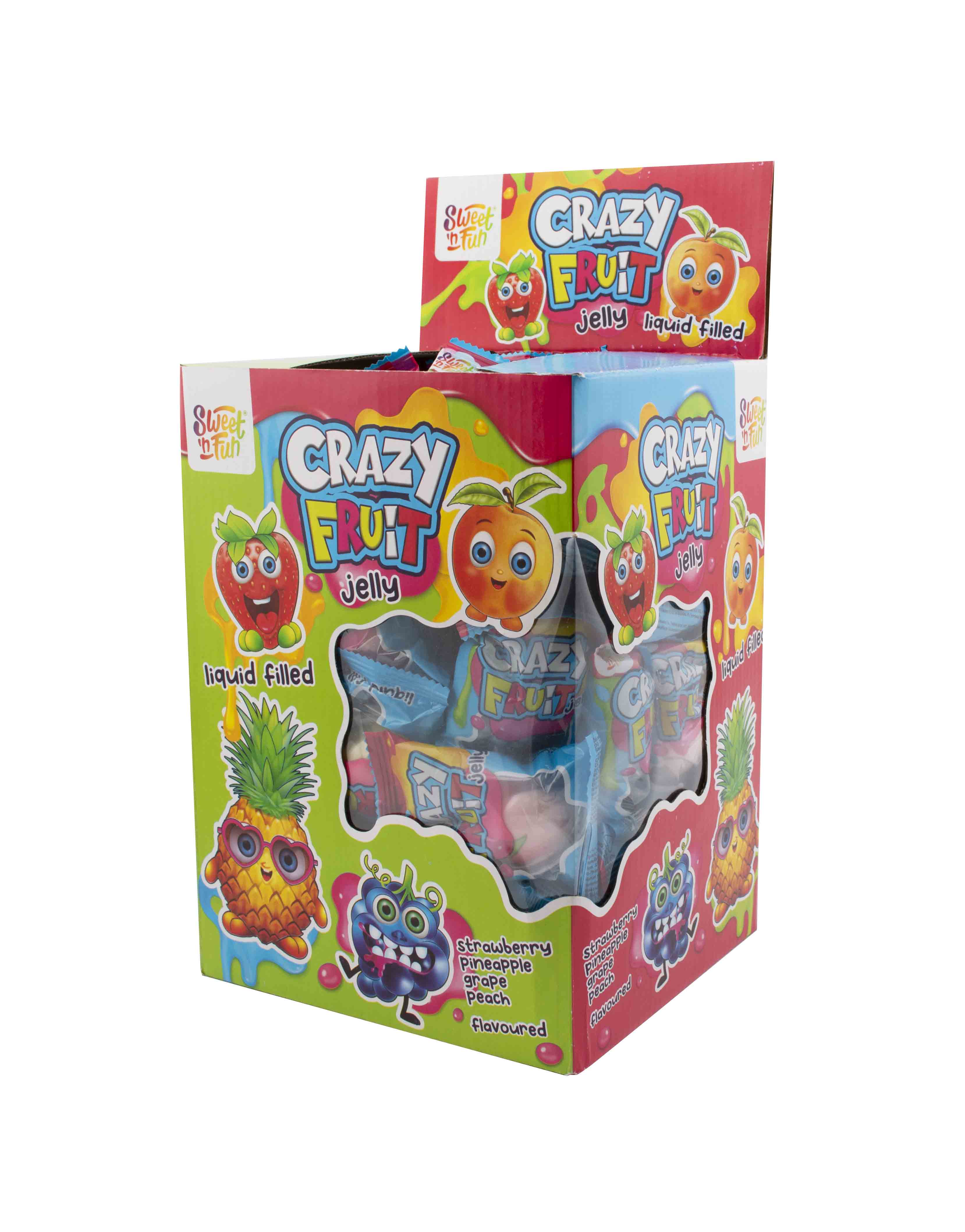 Crazy Fruit Jelly - plněné želé ovoce 16g