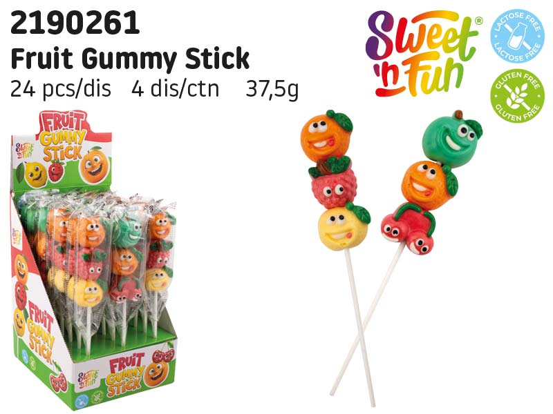 Fruit Gummy Stick - želé 37,5g