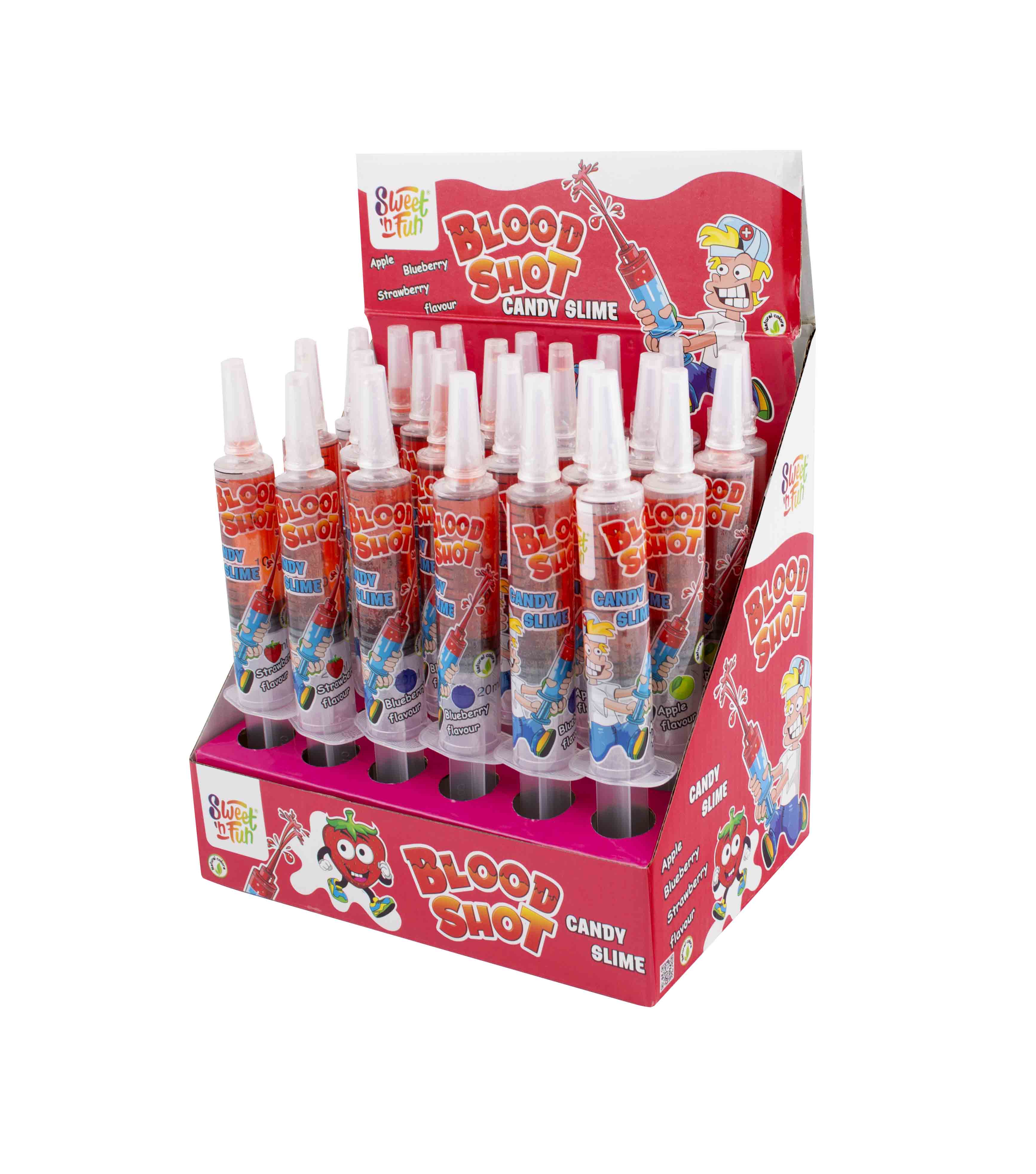 Blood Shot Candy Slime – injekční stříkačka s jedlým slizem 20g