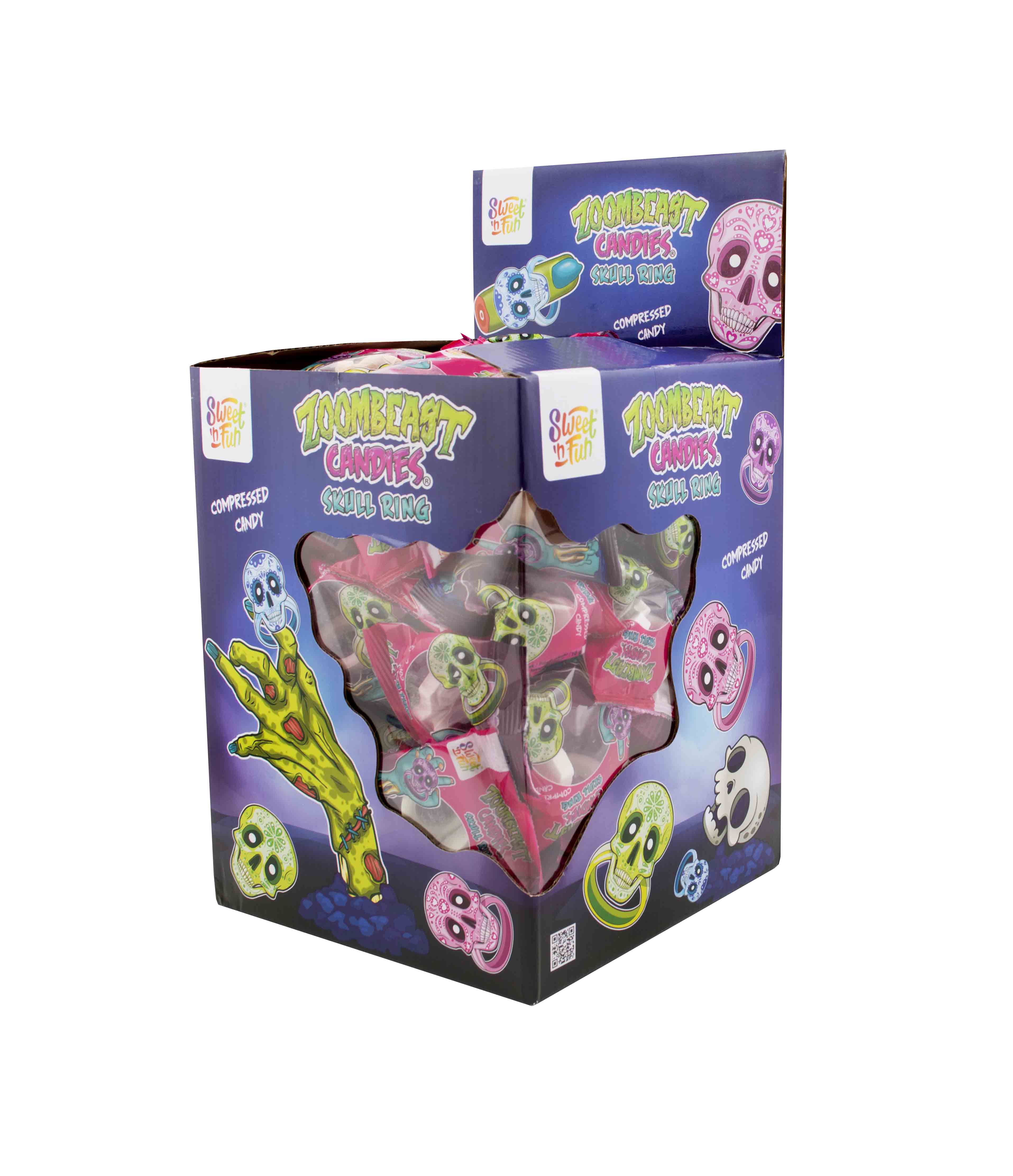 Zoombeast Candies Skull Ring - prstýnek z hroznového cukru 10g