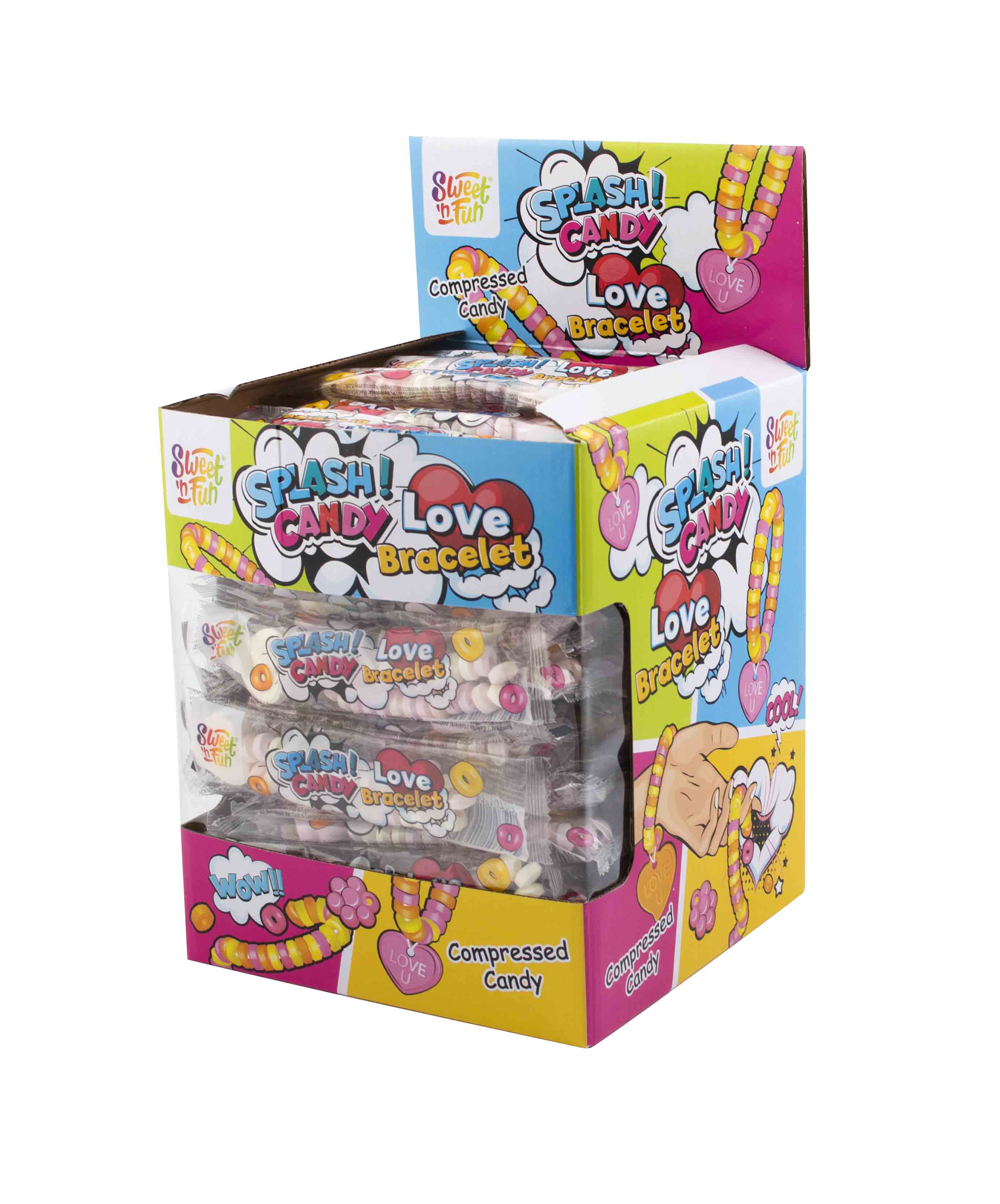 Splash Candy Love Bracelet - komprimátové náhrdelníky s přívěškem 17g
