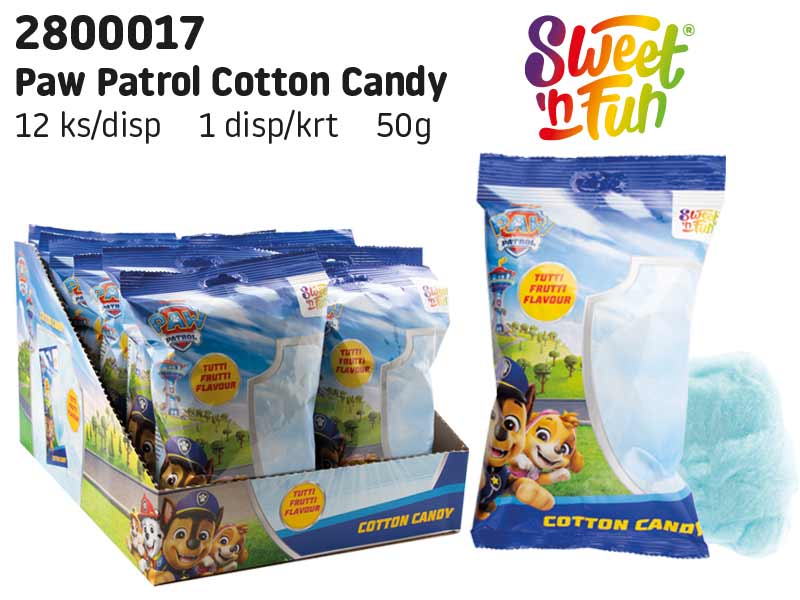 Paw Patrol Cotton Candy - jedlá vata 50g