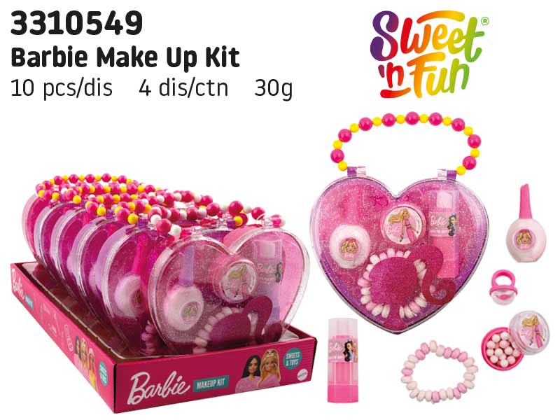 Barbie Make Up Kit  -  make up s cukrovinkou 30g