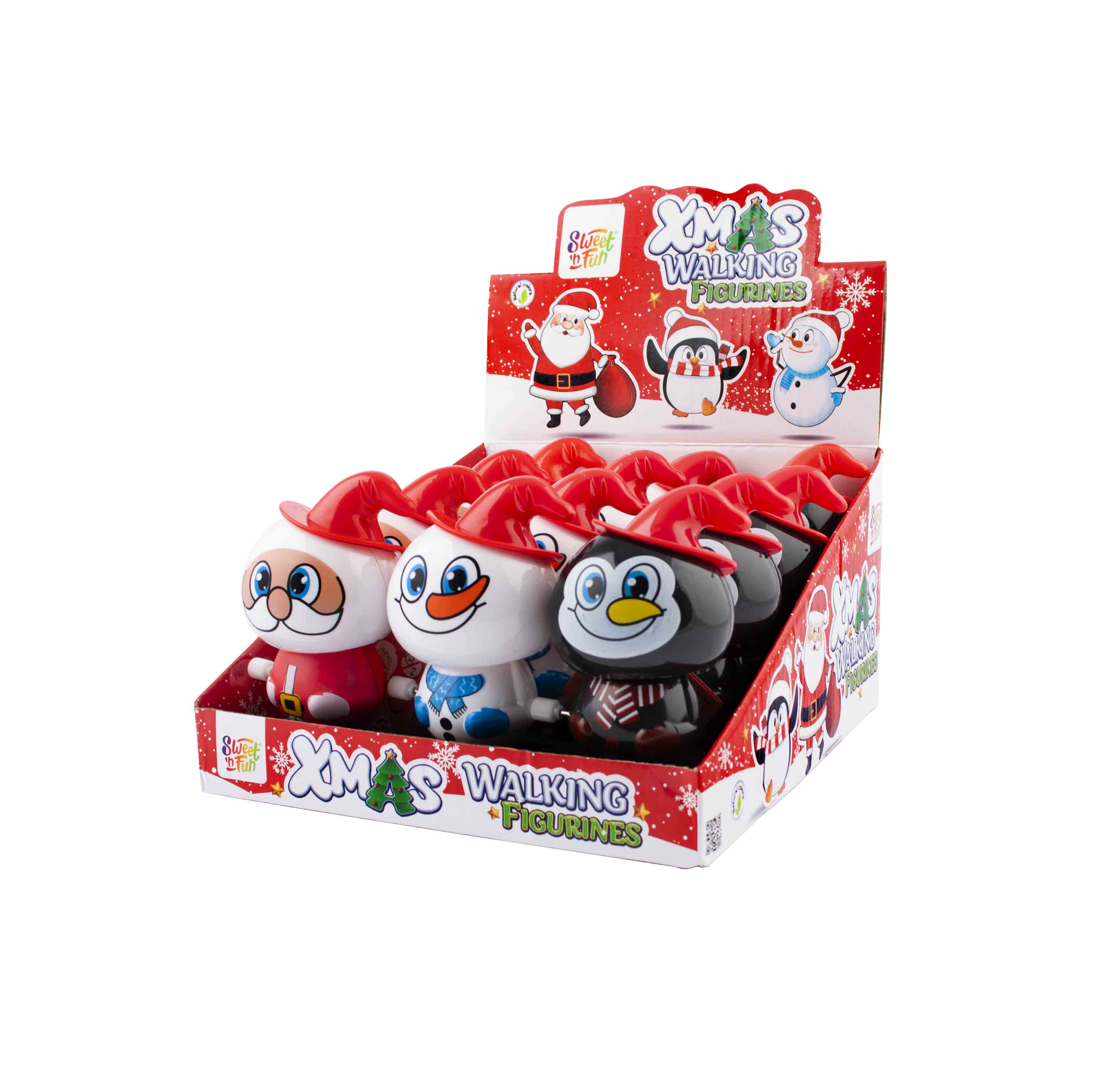 Xmas Walking figurines - figurka na klíček s cukrovinkou 5g