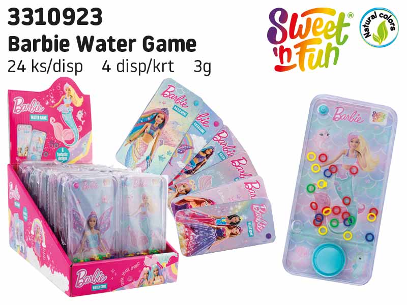 Barbie Water Game -  vodní hra s cukrovinkou 3g