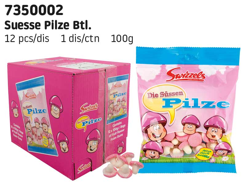 Sweet Mushrooms - pěnové želé houbičky 100g