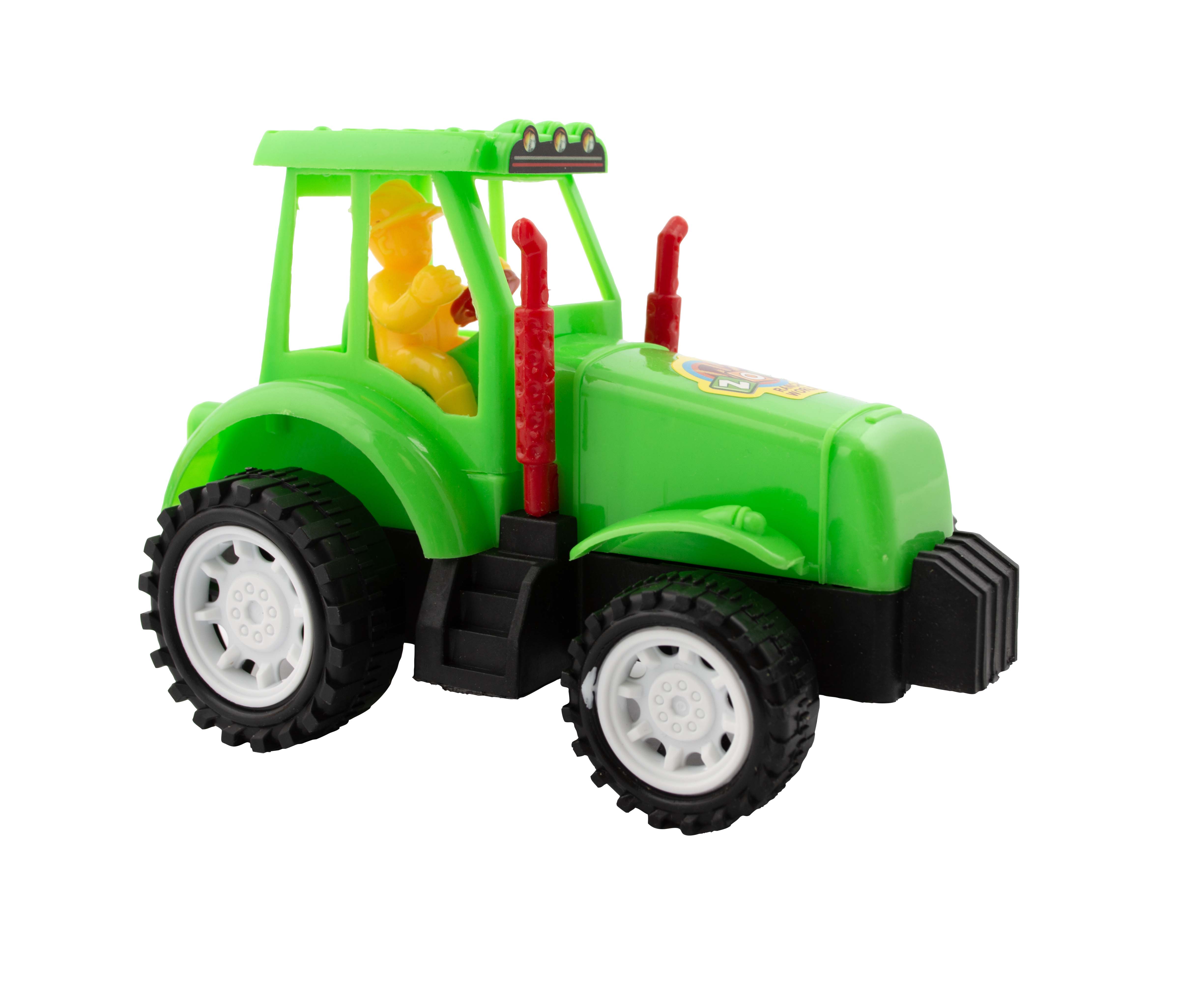 Candy tractor - natahovací traktor s cukrovinkou 5g